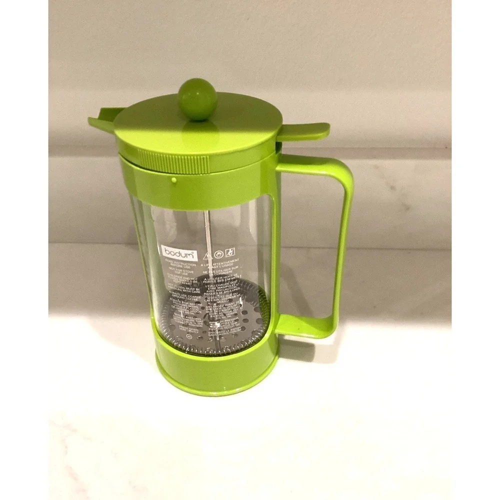 Bodum Lime Green French Press Coffee Maker 4 Cups 32 Ounce